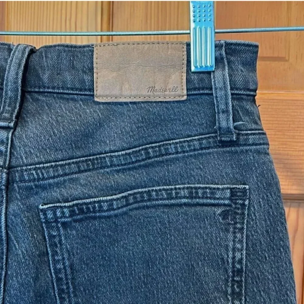 Madewell The Tall Perfect Vintage Straight Jean in Lunar Wash Size 24 Tall - Picture 8 of 11